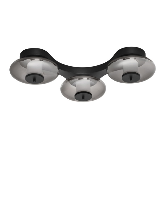Plafoniera Ballet Negru / Gri 76 x 46 x 15,5 cm - Img 2