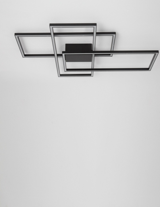 Plafoniera Bilbao Negru 90 x 67 x 9 cm - Img 3