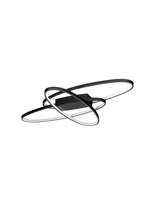 Plafoniera Ipon Negru 85 x 62 x 7 cm - Img 2