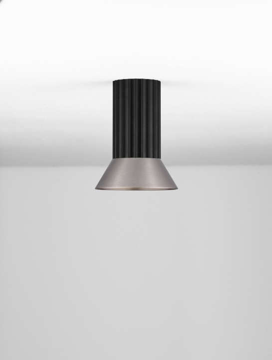 Plafoniera Luvia Bronz / Negru Ø9,8 x H 12,5 cm - Img 4