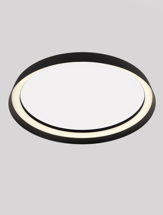 Plafoniera Ormi Negru Ø45 x H 7 cm - Img 4