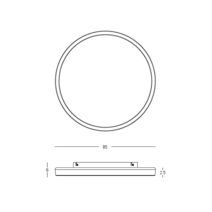 Plafonieră Pure Disk LED 2700K-3200K-4000K - Alb - Img 5