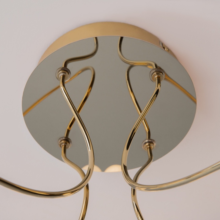 Plafonieră Tessara Ø 60 cm 3000K - Auriu - Img 4