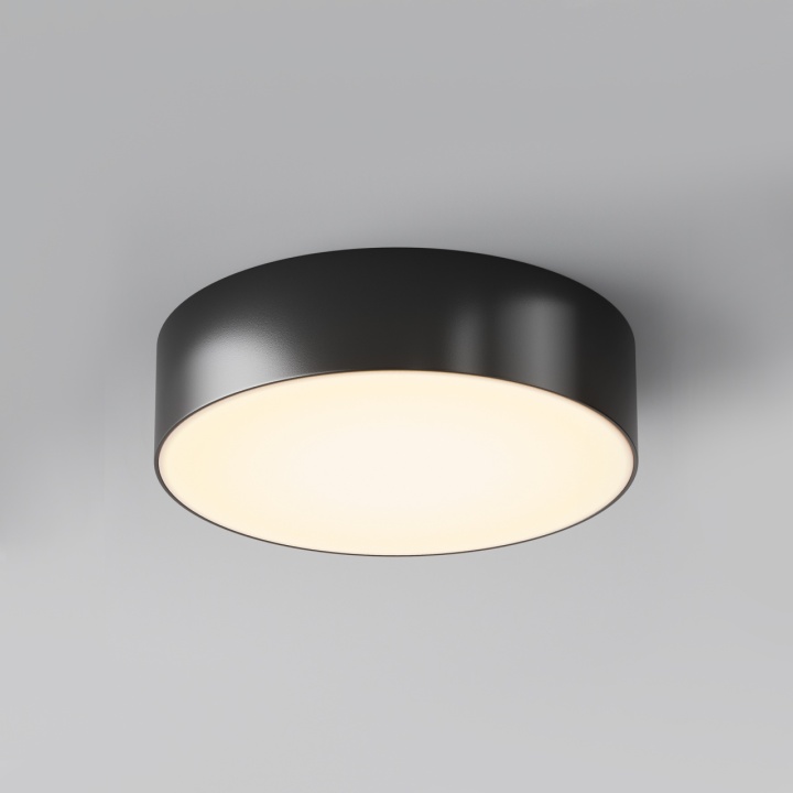 Plafonieră Zon IP Ø 22 cm 3000K - Negru - Img 3