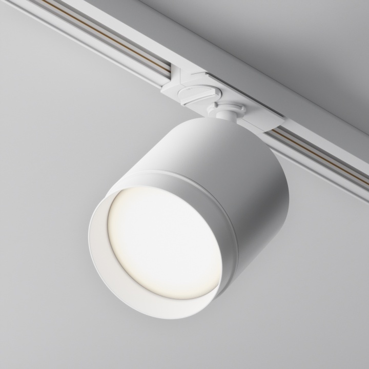 Proiector pentru sina Sine cu proiectoare Unity - Ø 8.2 cm, Alb, GX53 - Img 2