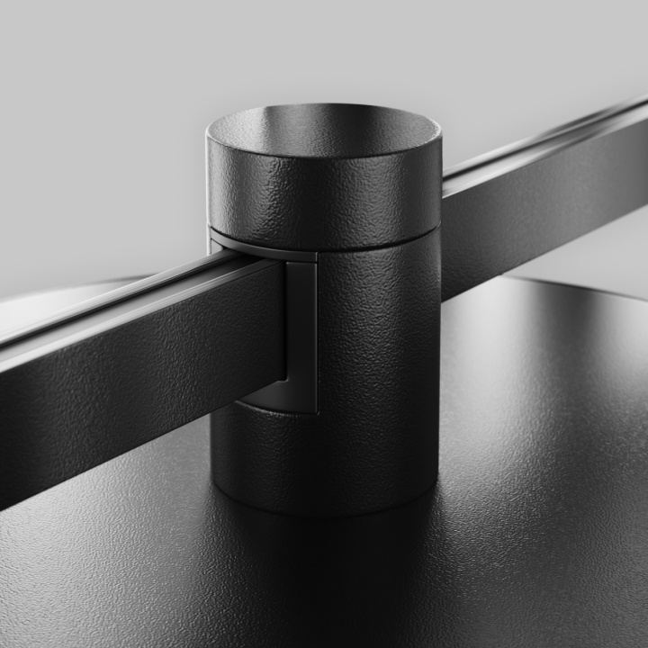 Proiector pentru sina Sistem Flarity - Ø 16.8 cm, 3000K Negru - Img 4