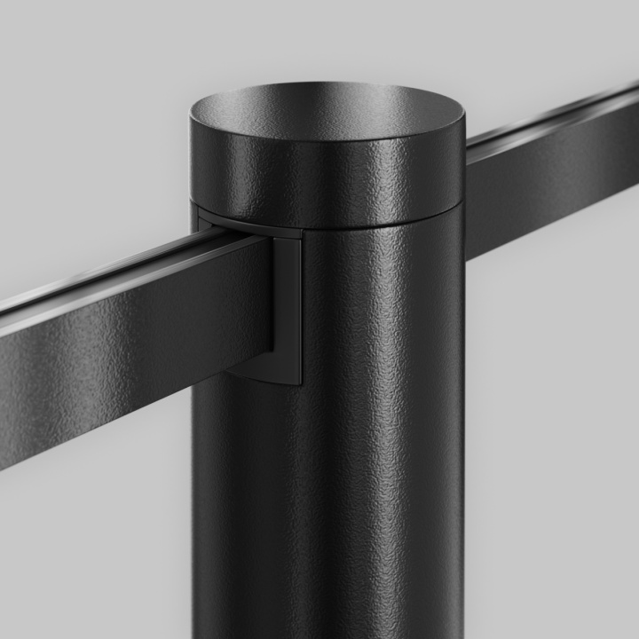 Proiector pentru sina Sistem Flarity - Ø 3.5 cm, 3000K Negru - Img 4