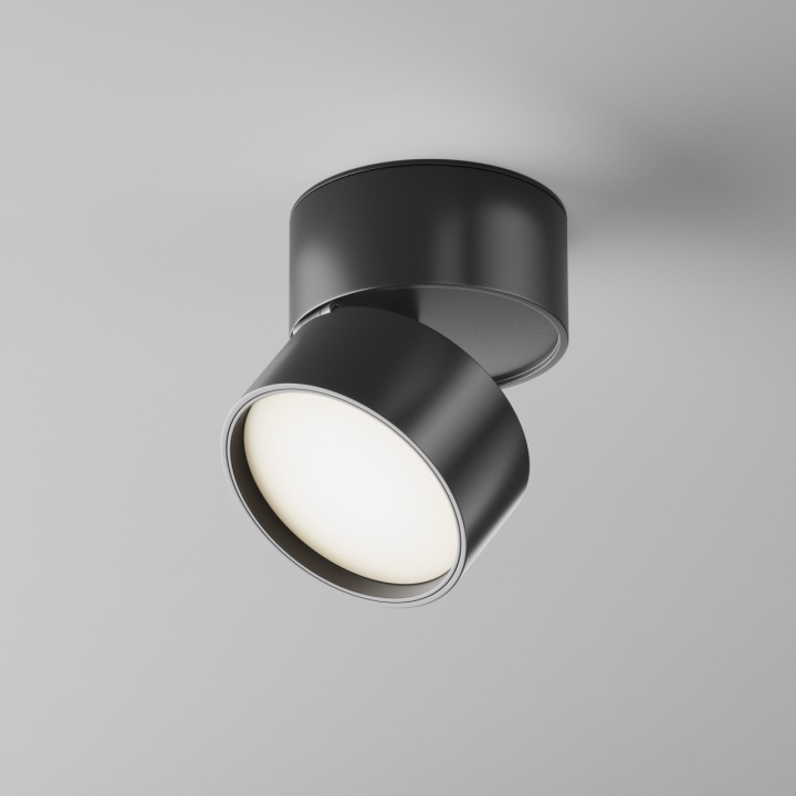Spot aplicat Onda - Ø 8.5 cm, 4000K, Negru - Img 2