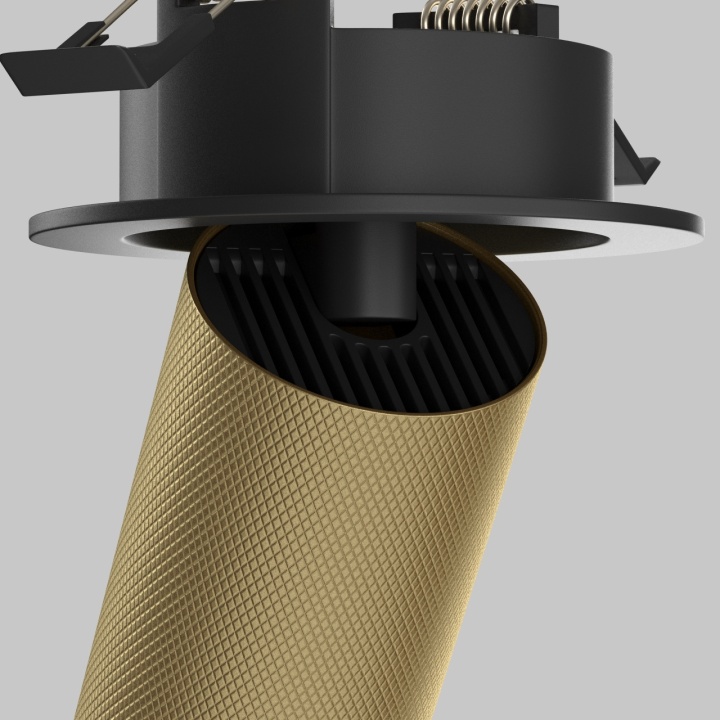 Spot incastrat Artisan - Ø 5.4 cm, Negru, GU10 - Img 3