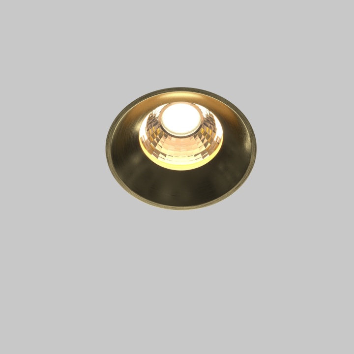 Spot incastrat Round - Ø 7.4 cm, 3000K, Auriu - Img 2