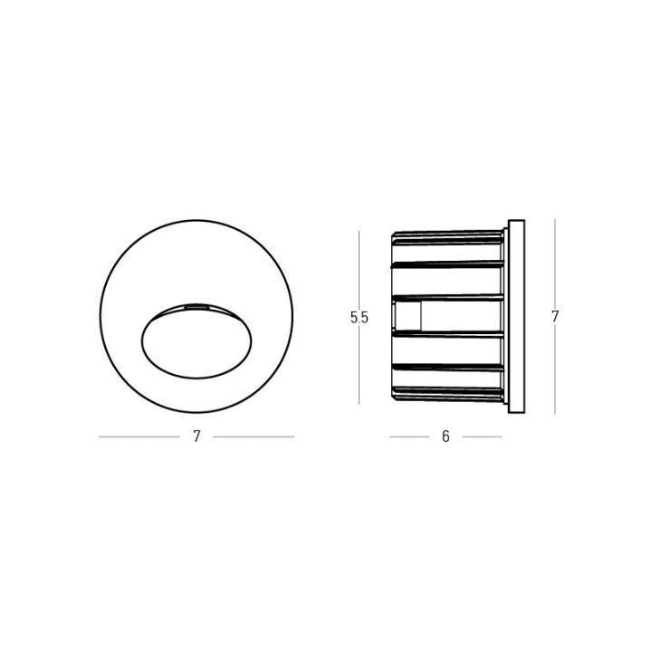 Spot pentru trepte Nook E320-27C LED 3W 2700K – maro - Img 5