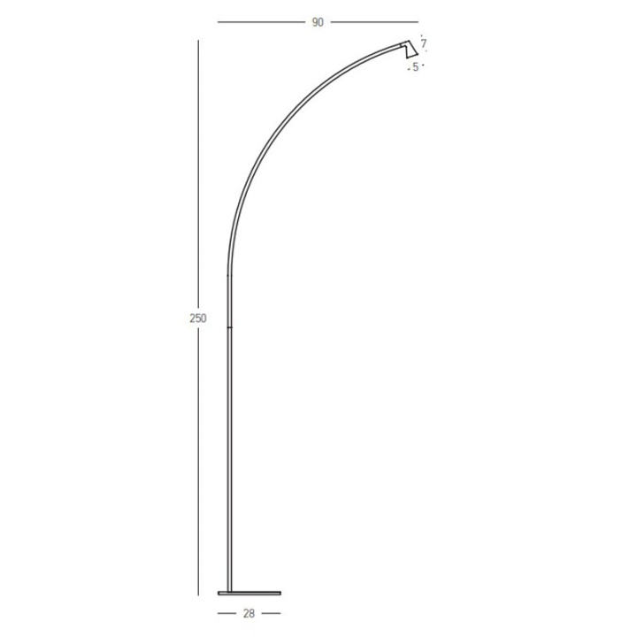 Veioză Linor 2695 LED 9W 3000K – negru texturat - Img 3