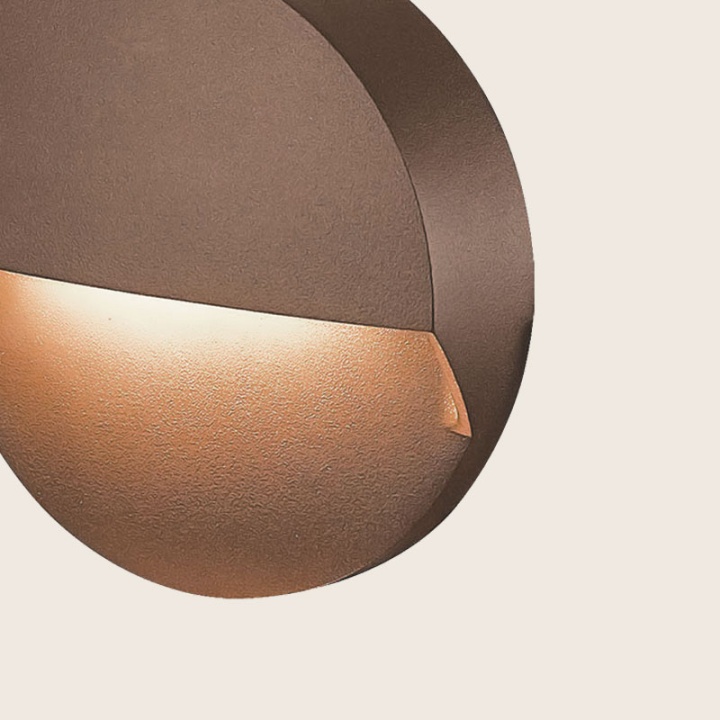 Aplică de exterior Rift E294-27 LED 2W 2700K – cafeniu texturat aluminiu - Img 3