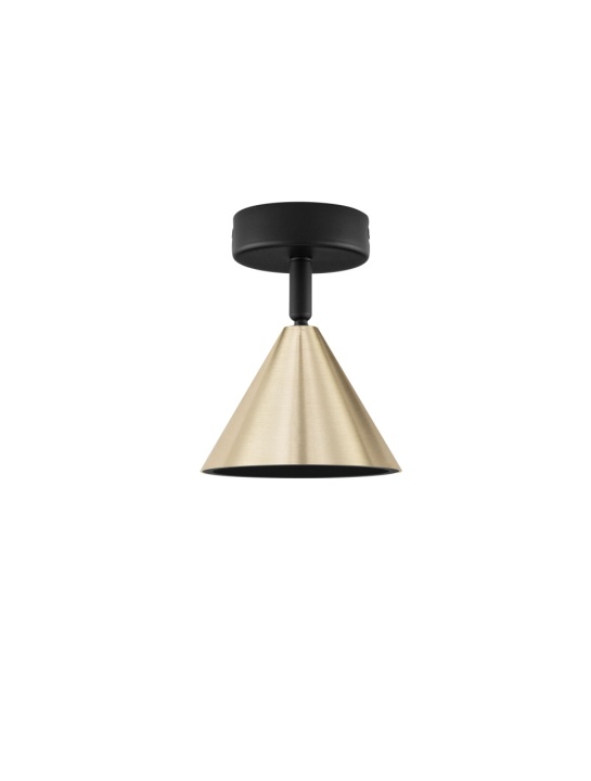 Aplica perete decorativa Conico Auriu / Negru Ø11,6 x H 15 cm - Img 2