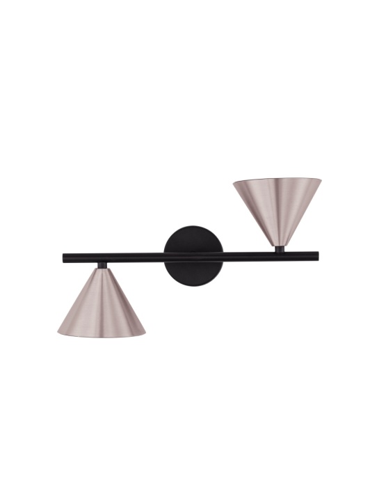 Aplica perete decorativa Conico Oxide Coffee / Negru 33,8 x 12 x 19,5 cm - Img 2
