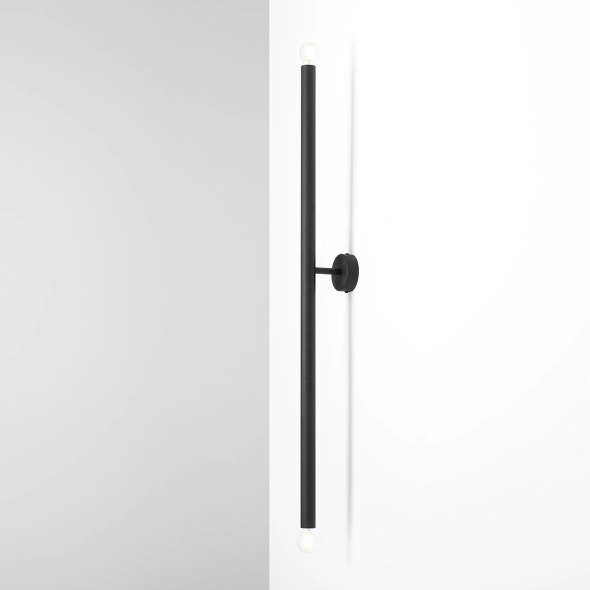 Aplică Tubo înălțime 100 cm 2xE14 - Negru - Img 2