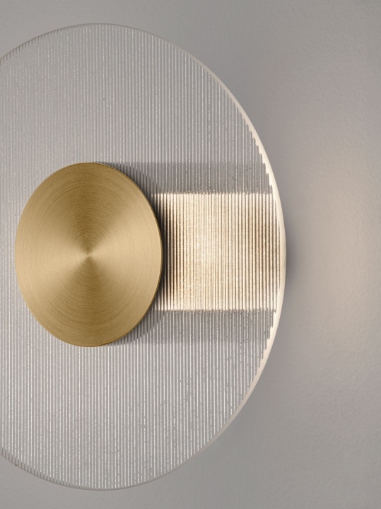 Aplica Vetrio Auriu / Transparent Ø20 x 8,5 cm - Img 5