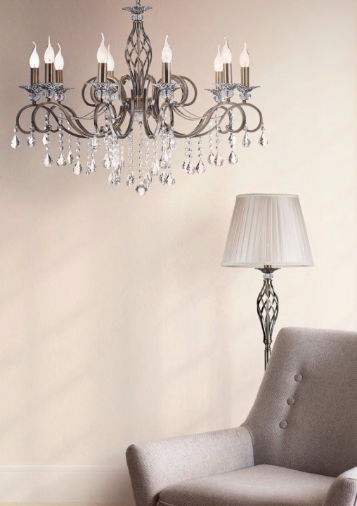 Candelabru Grace Ø 85 cm E14 - Bronz - Img 2