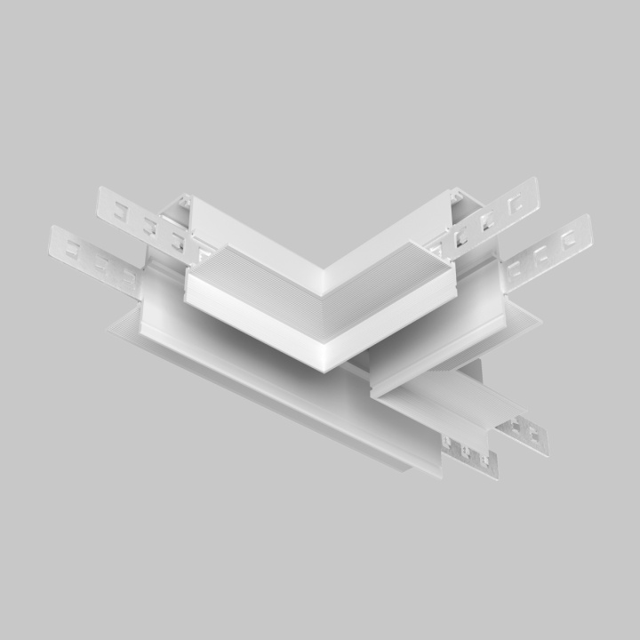 Conector tip T incastrat Sina magnetica Exility - Alb - Img 2
