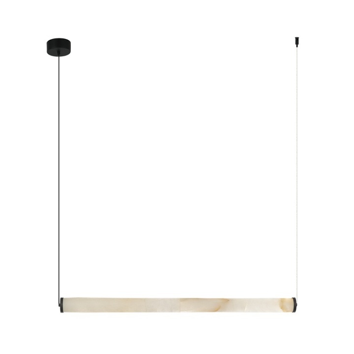Corp de iluminat suspendat Alabaster LED 3000K - Negru, Natural - Img 2