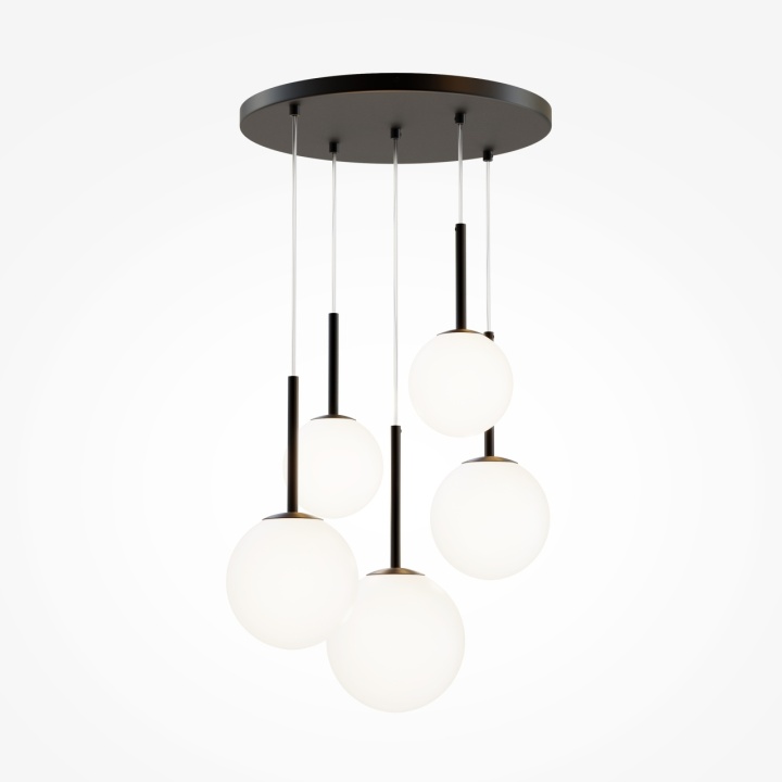 Corp de iluminat suspendat Basic form Ø 58 cm E14 - Negru - Img 4