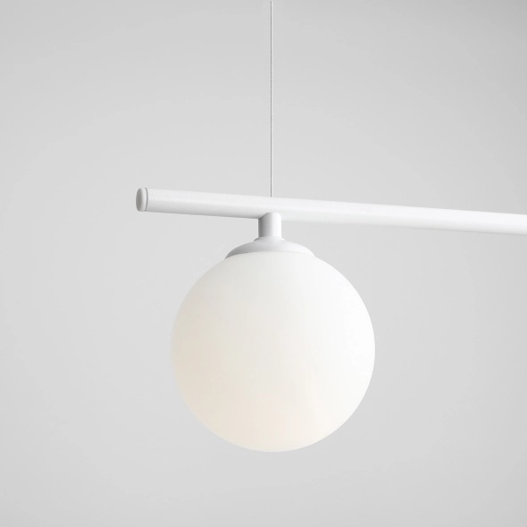 Corp de iluminat suspendat Beryl 80 cm 3xE14 - Alb - Img 2