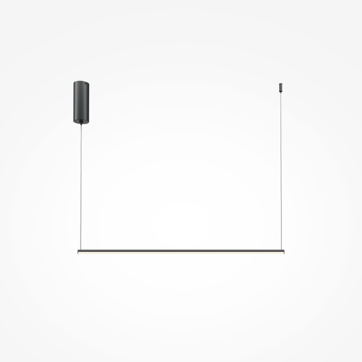 Corp de iluminat suspendat Halo L 80 x l 1.7 cm - Negru - Img 2