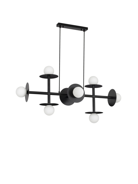 Corp de iluminat suspendat Pielo Opal / Negru 109 x 41 x 135 cm - Img 2