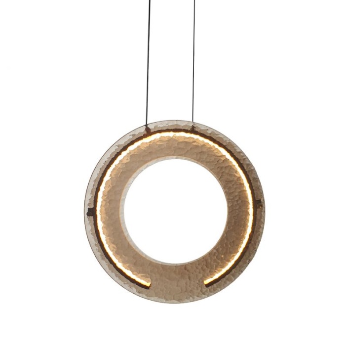 Corp de iluminat suspendat Tamara - Negru / Bronz / Transparent - Img 4