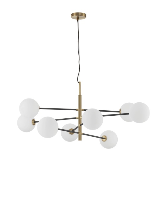 Corp de iluminat suspendat Vitra Opal / Negru / Auriu 120 x 103 x 145 cm - Img 2
