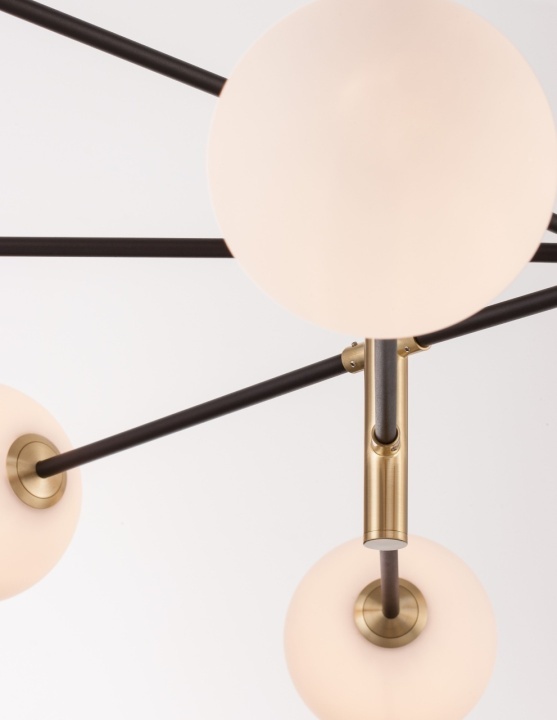 Corp de iluminat suspendat Vitra Opal / Negru / Auriu 120 x 103 x 145 cm - Img 5