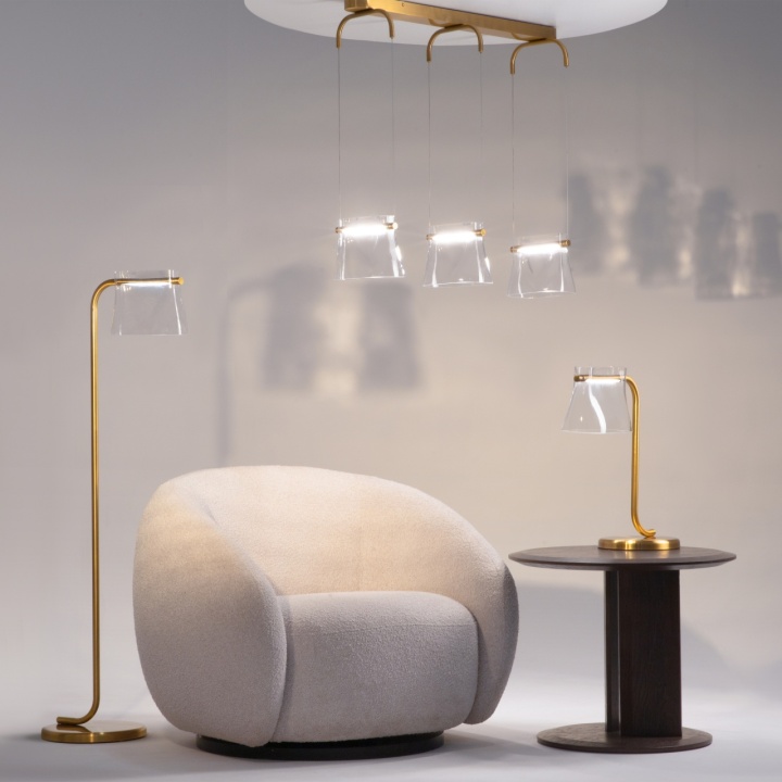 Lampă de masă Cabaret 41 cm 3000K - Auriu - Img 3