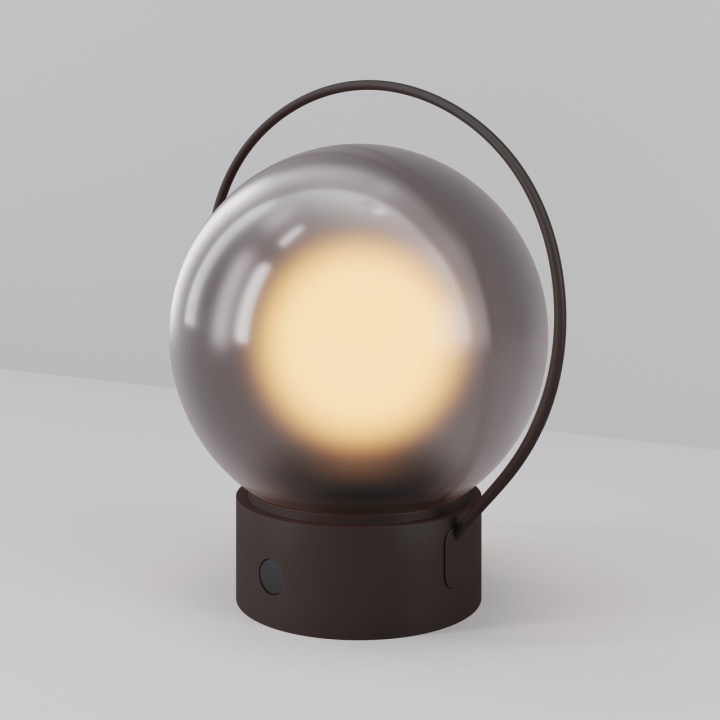 Lampă de masă Elyra L 12 x l 17 cm 3000K - Maro - Img 3