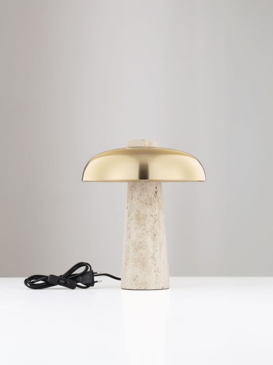 Lampa de masa Lento Auriu Ø26 x H 31 cm - Img 3
