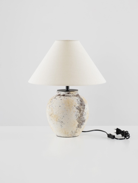 Lampa de masa Lupe Alb / Negru / Yellow Ø40 x H 49 cm - Img 3