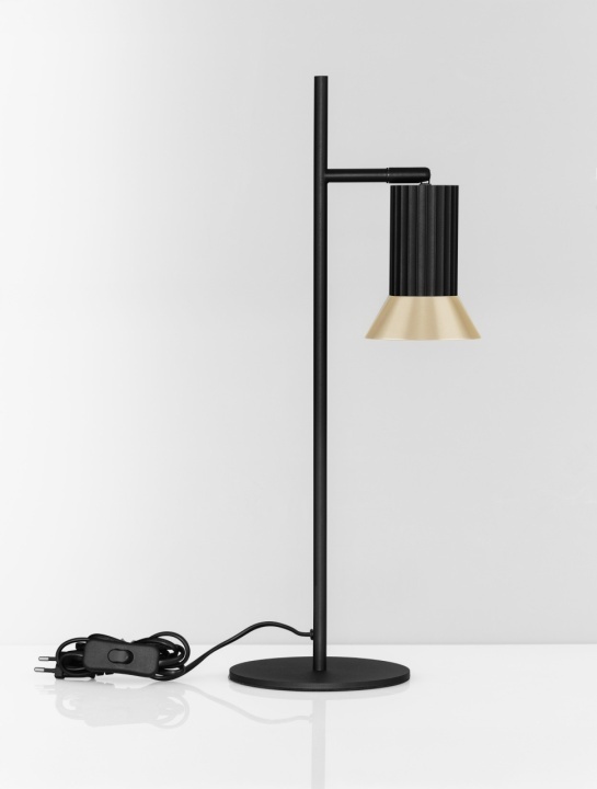 Lampa de masa Luvia Auriu / Negru 9,8 x 21 x 50 cm - Img 3