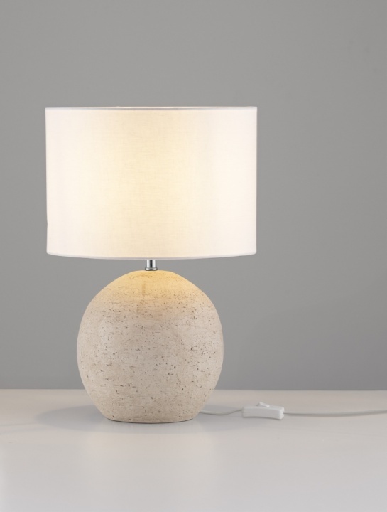 Lampa de masa Nagomi Beige Ø30 x H 44 cm - Img 4