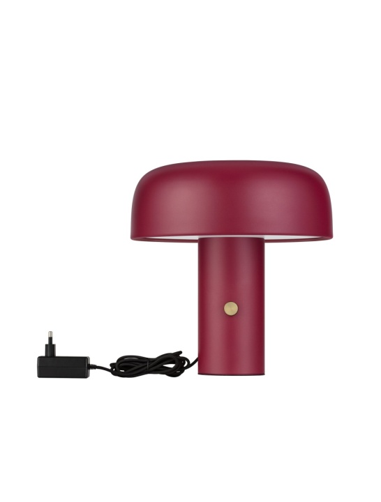 Lampa de masa Noelia Bordeaux Ø30 x H 31 cm - Img 2