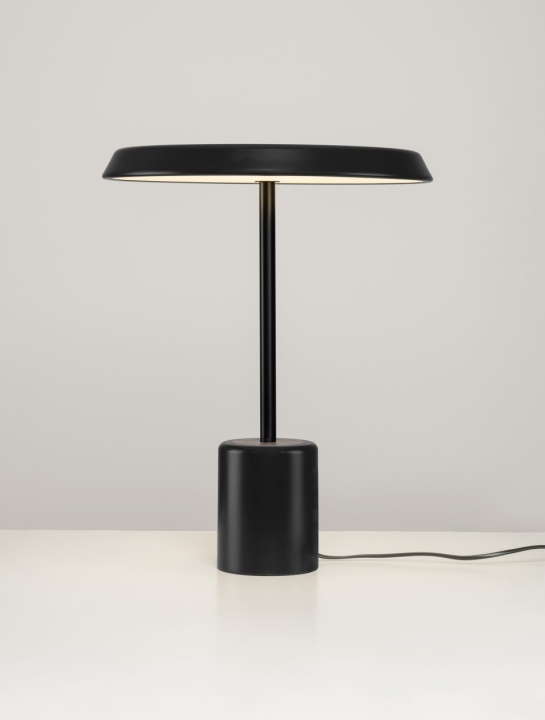 Lampa de masa Ophelia Negru / Veneer Ø40 x H 50 cm - Img 4
