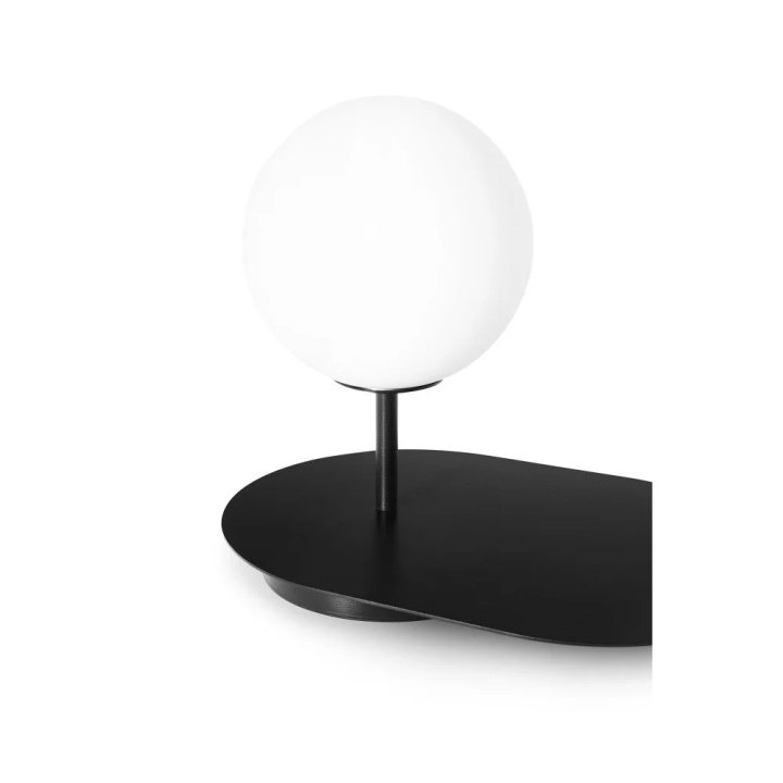 Lampă de masă / veioză HANEA ST black with a shelf, negru - Img 4