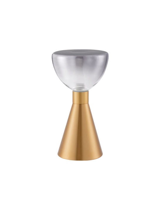 Lampa de masa Voi Auriu / Smokey Ø17 x H 32 cm - Img 2