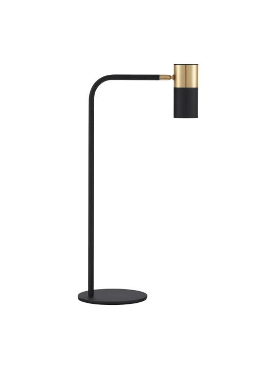 Lampa masa / veioza Pongo Negru / Auriu Ø16 x H 55 cm - Img 2