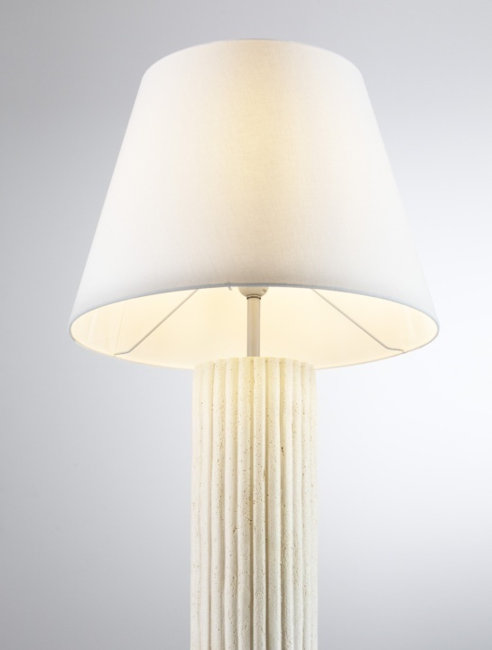 Lampadar Bacco Alb Ø45 x H 150 cm - Img 5