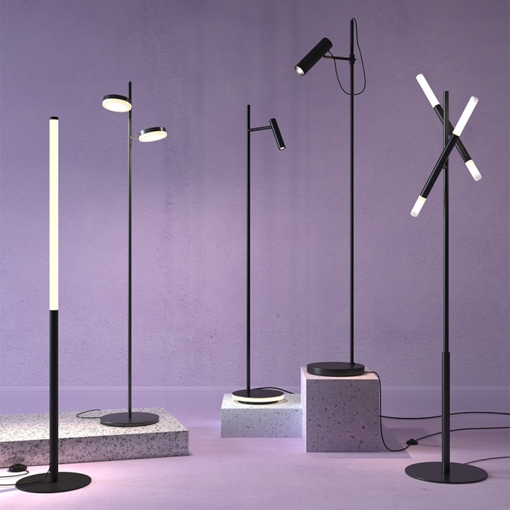 Lampadar Estudo H 138.7 cm 3000K - Negru - Img 6