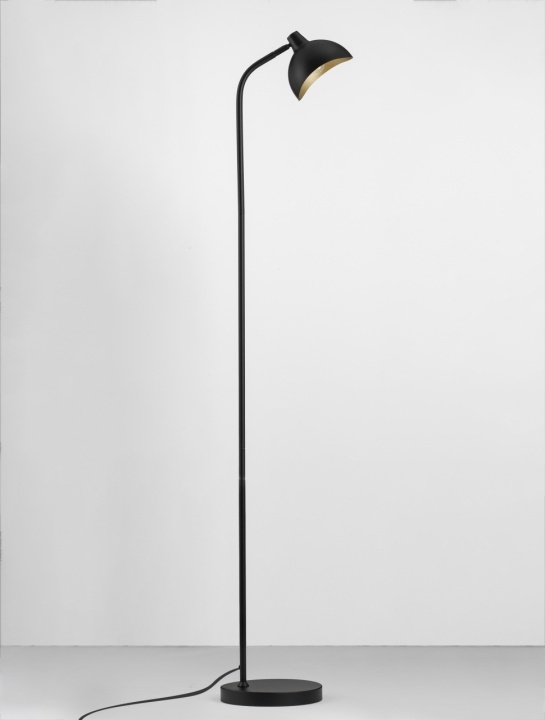 Lampadar Geti Negru / Auriu Ø22 x H 150 cm - Img 4