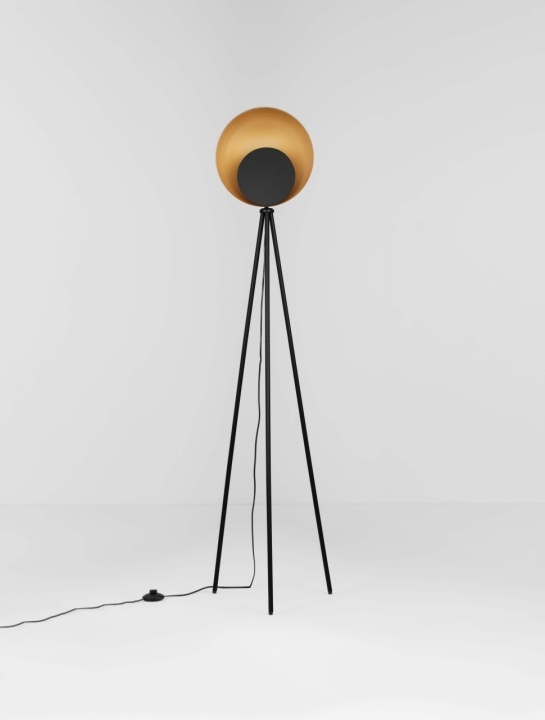 Lampadar Kitro Negru / Auriu Ø42 x H 151 cm - Img 3