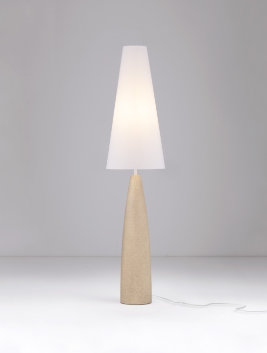 Lampadar Mizu Cream / Alb Ø30 x H 130 cm - Img 4