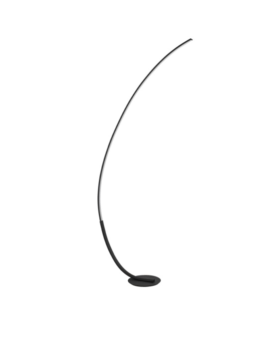 Lampadar Premium Negru 25 x 94 x 172 cm - Img 2