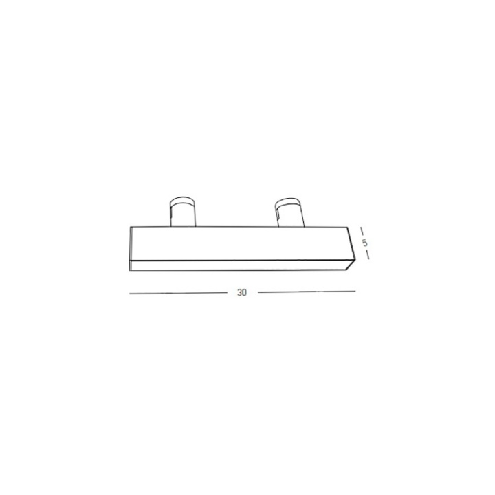 Modul liniar LED Sistem magnetic Flexi system - 10W, 3000K, Negru - Img 3
