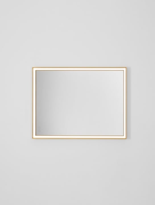 Oglinda cu iluminare Ambor Auriu 60 x 5,5 x 80 cm - Img 3